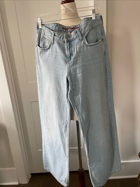 Lucky Brand Light Wash Wide-Leg Jeans